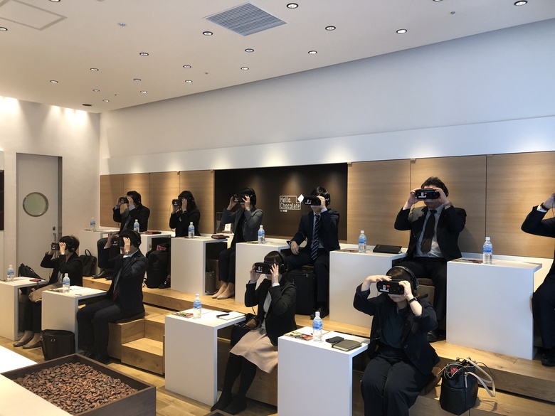 明治ハローチョコレートツアー風景