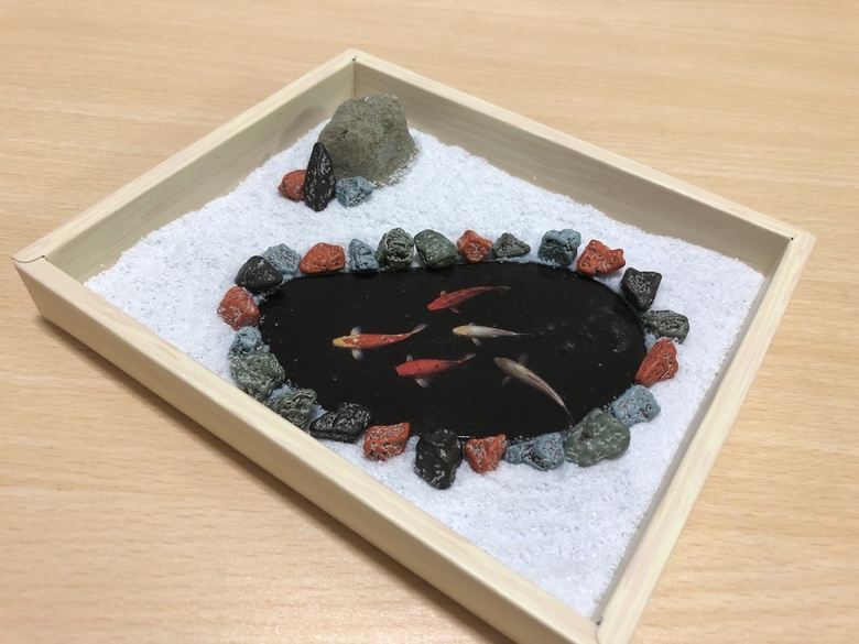 おかしでつくる枯山水、おかしでつくる日本庭園