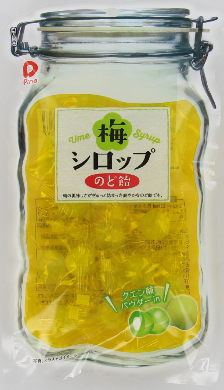 パイン　梅シロップのど飴