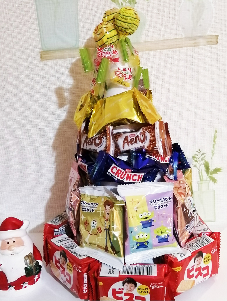 お菓子ツリー
