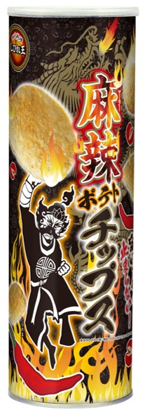 麻辣ポテトチップス110g写真
