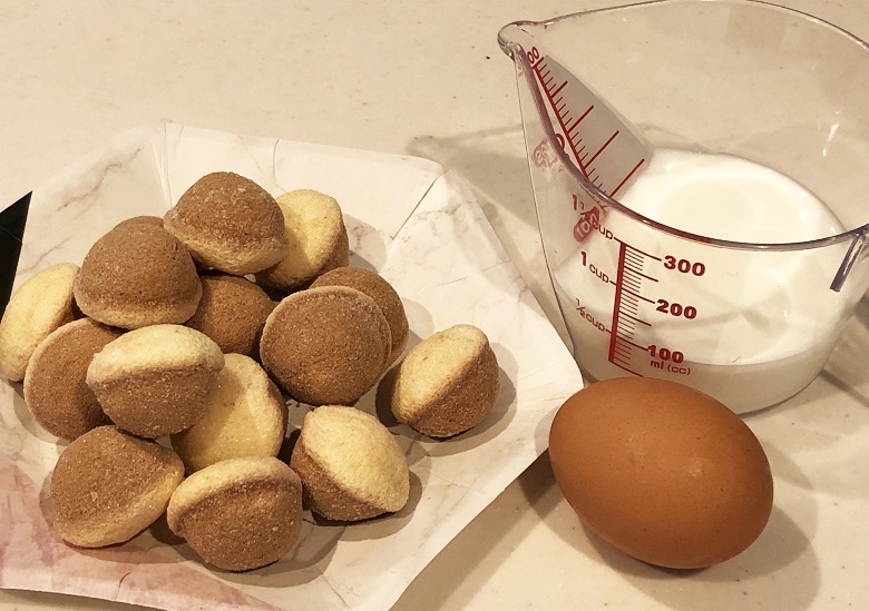 鈴カステラフレンチトースト_材料